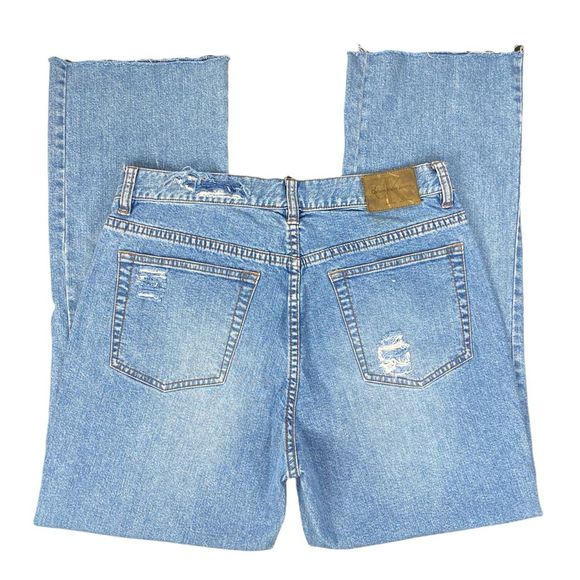 Vintage 90’s CK | Calvin Klein Distressed Mid Wash Jeans - Size 10 - Picture 6 of 10